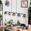 Gastor Hanglamp, Kogellampje, Hanglamp Blauw, Chroom, Groen, Duidelijk, Koperkleurig, Rookkleurig, 5-lichts