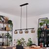 Koyoto Hanglamp, Kogellampje, Hanglamp Chroom, Rookkleurig, 4-lichts