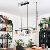Koyoto Hanglamp, Kogellampje, Hanglamp Amber, Chroom, Duidelijk, Rookkleurig, 4-lichts