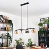 Koyoto Hanglamp, Kogellampje, Hanglamp Amber, Chroom, Duidelijk, Rookkleurig, 4-lichts