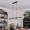 Koyoto Hanglamp, Kogellampje, Hanglamp Amber, Duidelijk, Rookkleurig, 4-lichts
