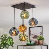 Ripoll Plafondlamp, Kogellampje Blauw, Goud, Groen, 5-lichts