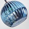Koyoto Plafondlamp, Kogellampje Blauw, Goud, Groen, Koperkleurig, 5-lichts