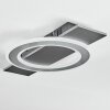 Lidor Plafondlamp LED Zwart, Zilver, 1-licht