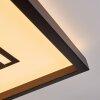 Ilyan Plafondlamp, Paneel LED Zwart, 1-licht