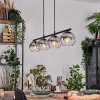 Koyoto Hanglamp, Kogellampje, Hanglamp Duidelijk, Rookkleurig, 4-lichts