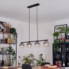 Koyoto Hanglamp, Kogellampje, Hanglamp Duidelijk, Rookkleurig, 4-lichts