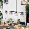 Koyoto Hanglamp, Kogellampje, Hanglamp Duidelijk, Rookkleurig, 4-lichts