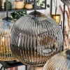 Ripoll Hanglamp, Kogellampje, Hanglamp Amber, Rookkleurig, 6-lichts