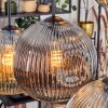 Ripoll Hanglamp, Kogellampje, Hanglamp Amber, Rookkleurig, 6-lichts