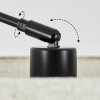 Bassagoda Staande lamp, Booglampen Zwart, 1-licht, Stoffen kap