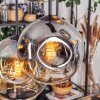 Ripoll Hanglamp, Kogellampje, Hanglamp Amber, Duidelijk, Rookkleurig, 6-lichts