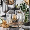 Gastor Hanglamp, Kogellampje, Hanglamp Amber, Duidelijk, Rookkleurig, 6-lichts