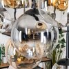 Gastor Hanglamp, Kogellampje, Hanglamp Amber, Duidelijk, Rookkleurig, 8-lichts