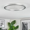 Xarel Plafondlamp, Paneel LED Zilver, 1-licht