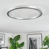 Xarel Plafondlamp, Paneel LED Zilver, 1-licht