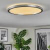 Xarel Plafondlamp, Paneel LED Zilver, 1-licht