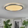 Xarel Plafondlamp, Paneel LED Zilver, 1-licht