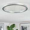 Xarel Plafondlamp, Paneel LED Zilver, 1-licht
