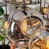 Ripoll Hanglamp, Kogellampje, Hanglamp Amber, Duidelijk, Rookkleurig, 6-lichts
