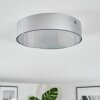 Elmar Plafondlamp, Paneel LED Zilver, 1-licht