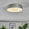 Elmar Plafondlamp, Paneel LED Zilver, 1-licht