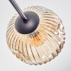 Ripoll Plafondlamp, Kogellampje Amber, 6-lichts