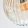 Ripoll Plafondlamp, Kogellampje Amber, Duidelijk, 6-lichts
