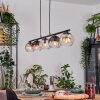 Koyoto Hanglamp, Kogellampje, Hanglamp Amber, Duidelijk, Rookkleurig, 5-lichts