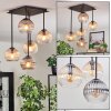 Koyoto Plafondlamp, Kogellampje Amber, Duidelijk, Rookkleurig, 5-lichts