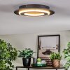 Lidor Plafondlamp LED Zwart, 1-licht