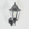 Lignac Wandlamp voor buiten, Wandlamp Zwart, Zilver, 1-licht