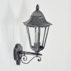 Lignac Wandlamp voor buiten, Wandlamp Zwart, Zilver, 1-licht