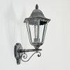 Lignac Wandlamp voor buiten, Wandlamp Zwart, Zilver, 1-licht