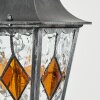 Lignac Wandlamp voor buiten, Wandlamp Zwart, Zilver, 1-licht