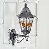Lignac Wandlamp voor buiten, Wandlamp Zwart, Zilver, 1-licht