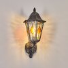 Lignac Wandlamp voor buiten, Wandlamp Zwart, Zilver, 1-licht