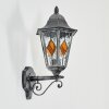 Lignac Wandlamp voor buiten, Wandlamp Zwart, Zilver, 1-licht