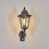 Lignac Wandlamp voor buiten, Wandlamp Zwart, Zilver, 1-licht, Bewegingsmelder