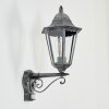 Lignac Wandlamp voor buiten, Wandlamp Zwart, Zilver, 1-licht, Bewegingsmelder