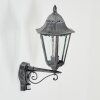 Lignac Wandlamp voor buiten, Wandlamp Zwart, Zilver, 1-licht, Bewegingsmelder