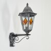 Lignac Wandlamp voor buiten, Wandlamp Zwart, Zilver, 1-licht, Bewegingsmelder