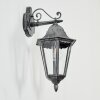 Lignac Wandlamp voor buiten, Wandlamp Zwart, Zilver, 1-licht