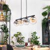 Gastor Hanglamp, Kogellampje, Hanglamp Amber, Duidelijk, Rookkleurig, 4-lichts