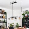 Gastor Hanglamp, Kogellampje, Hanglamp Amber, Duidelijk, Rookkleurig, 4-lichts