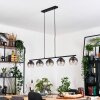 Koyoto Hanglamp, Kogellampje, Hanglamp Duidelijk, Rookkleurig, 5-lichts