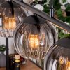 Koyoto Hanglamp, Kogellampje, Hanglamp Duidelijk, Rookkleurig, 5-lichts