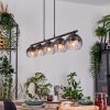 Koyoto Hanglamp, Kogellampje, Hanglamp Duidelijk, Rookkleurig, 5-lichts