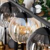 Koyoto Hanglamp, Kogellampje, Hanglamp Amber, Duidelijk, Rookkleurig, 5-lichts