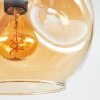 Ripoll Plafondlamp, Kogellampje Amber, 5-lichts